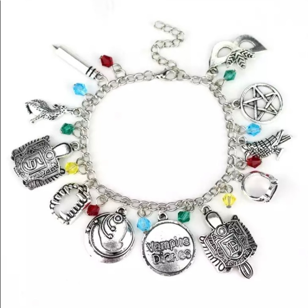 3/$30 The Vampire Diaries Inspired Charm Bracelet